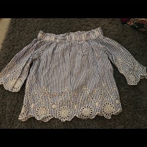 Off the shoulder top